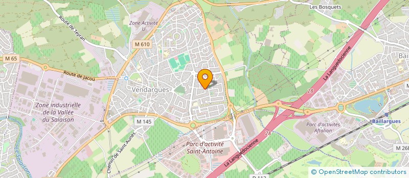 localisation de l'entreprise RUGBY ECOLE DE VENDARGUES à VENDARGUES