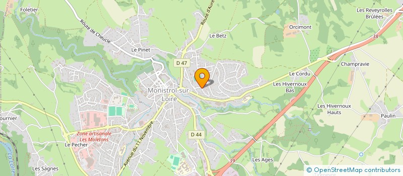 localisation de l'entreprise RUGBY ENTENTE VELAY EST XV à MONISTROL-SUR-LOIRE