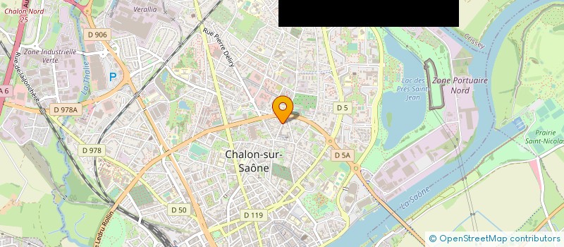 localisation de l'entreprise RUGBY FEMININ CHALONNAIS COQUELICOTS à CHALON-SUR-SAONE