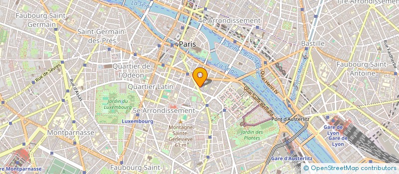 localisation de l'entreprise RUGBY HOSPITALITES ET VOYAGES  PARIS