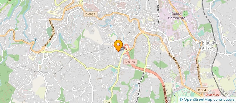localisation de l'entreprise RUGBY OLYMPIQUE GRASSE à GRASSE