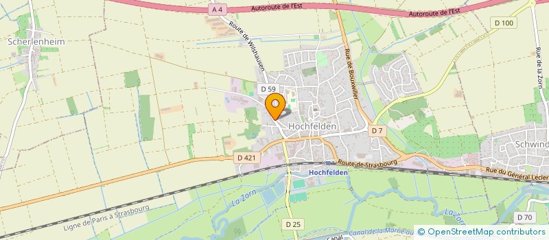 localisation de l'entreprise RUGBY-PLAYER.FR  HOCHFELDEN