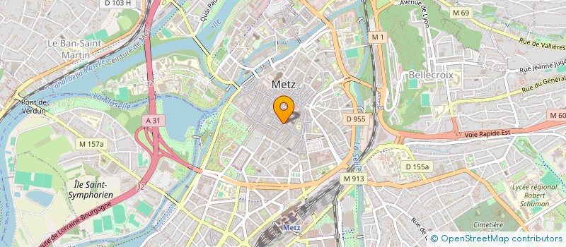 localisation de l'entreprise RUGBY SUR ONGLE à METZ