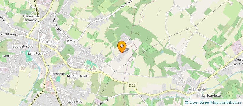 localisation de l'entreprise RUGBY TAG FRONTONNAIS  FRONTON