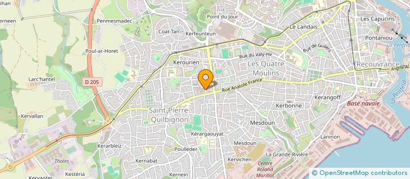 localisation de l'entreprise RUGBYFLAIR à BREST