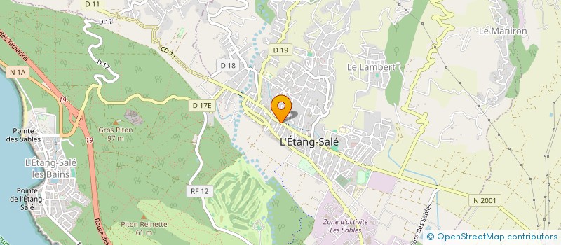 localisation de l'entreprise RUGBYMEN - GOLFEURS DE LA REUNION à L'ETANG-SALE