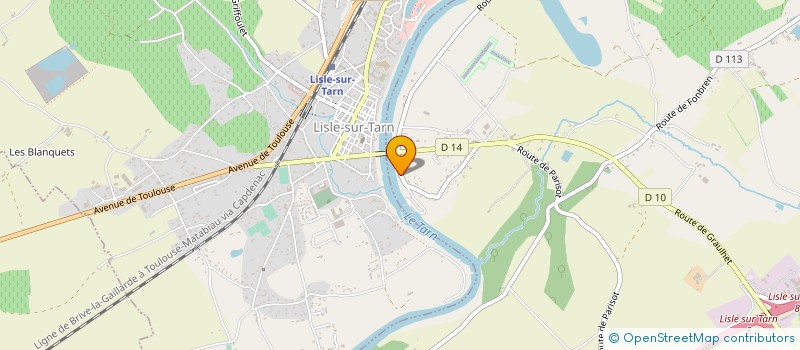 localisation de l'entreprise RUGBYPRO CONSEIL  TERSSAC