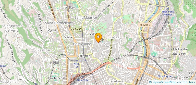 localisation de l'entreprise RUGBYTOTS COTE D'AZUR à NICE