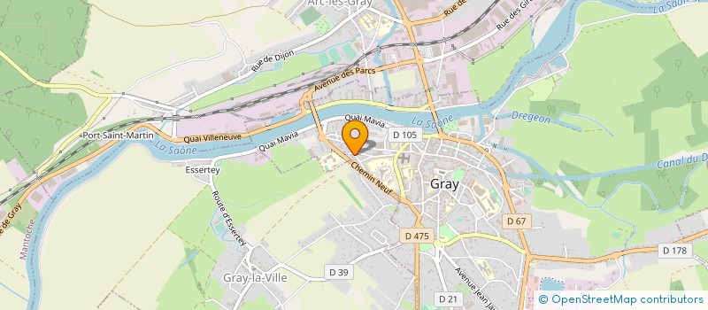 localisation de l'entreprise RUGBYTURE  GRAY