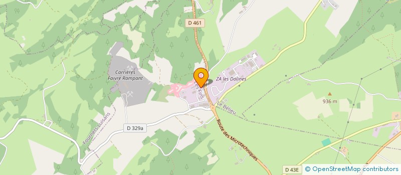localisation de l'entreprise RUGGERI à LES FINS