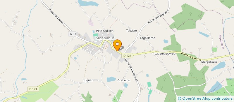 localisation de l'entreprise RUGGERI IMMOBILIER  MONBAHUS