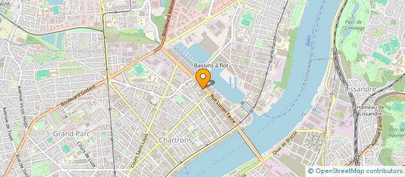 localisation de l'entreprise RUGGIERO 2  BORDEAUX