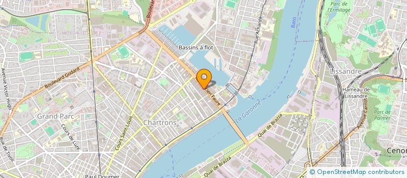 localisation de l'entreprise RUGGIERO  BORDEAUX