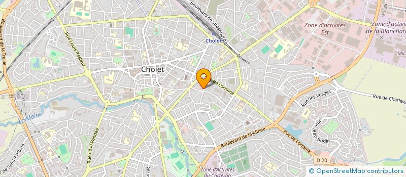 localisation de l'entreprise RUGIR à CHOLET