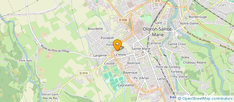 localisation de l'entreprise RUGOSA  BIDOS