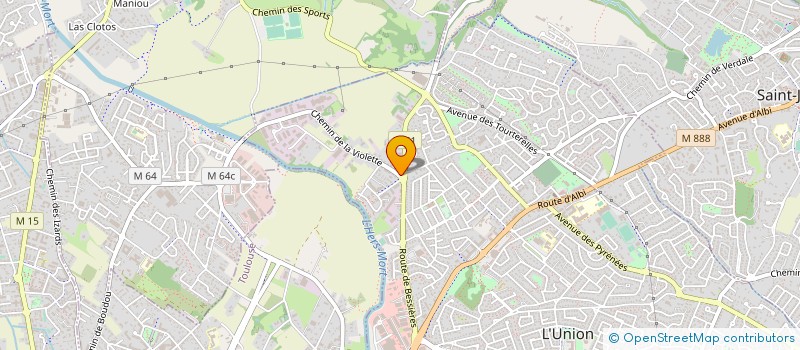 localisation de l'entreprise RUGOTECH à L'UNION