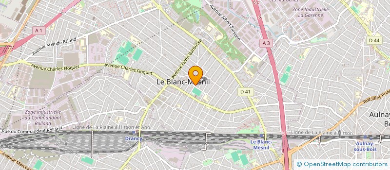 localisation de l'entreprise RUHAT TRANSPORT à LE BLANC-MESNIL
