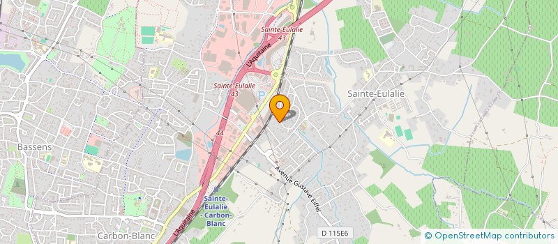 localisation de l'entreprise RUHLMANN à SAINTE-EULALIE