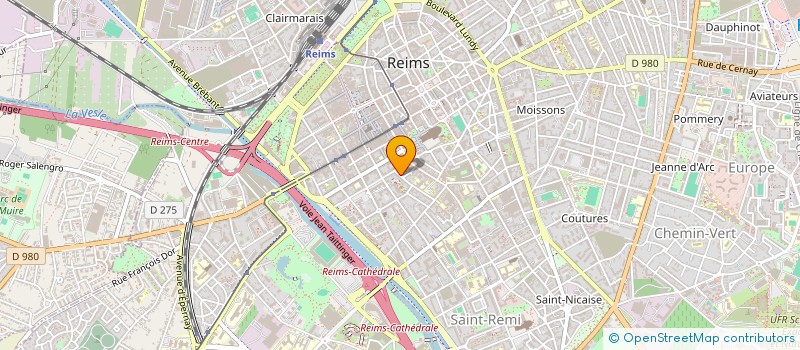 localisation de l'entreprise RUI-ETRILLARD  REIMS