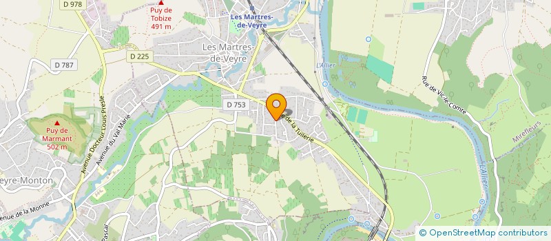 localisation de l'entreprise RUI GOMES  LES MARTRES-DE-VEYRE