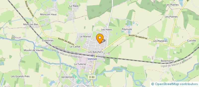 localisation de l'entreprise RUILOC à VONNAS