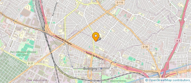 localisation de l'entreprise RUIMOS  BOBIGNY