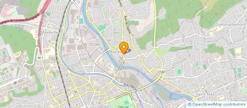 localisation de l'entreprise RUINET  MALZEVILLE