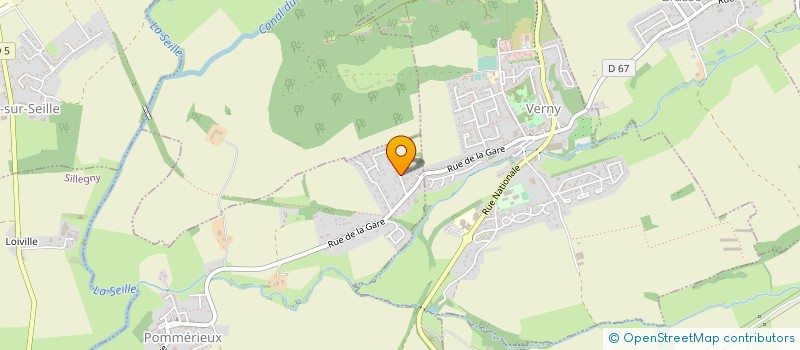 localisation de l'entreprise RUISSEAU  POMMERIEUX