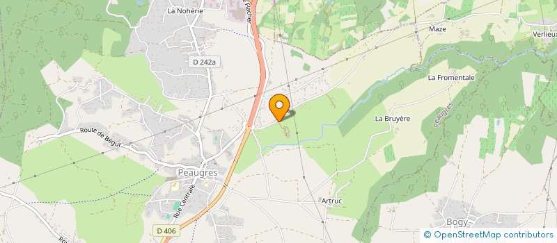 localisation de l'entreprise RUISSEAU DU MOULIN à PEAUGRES