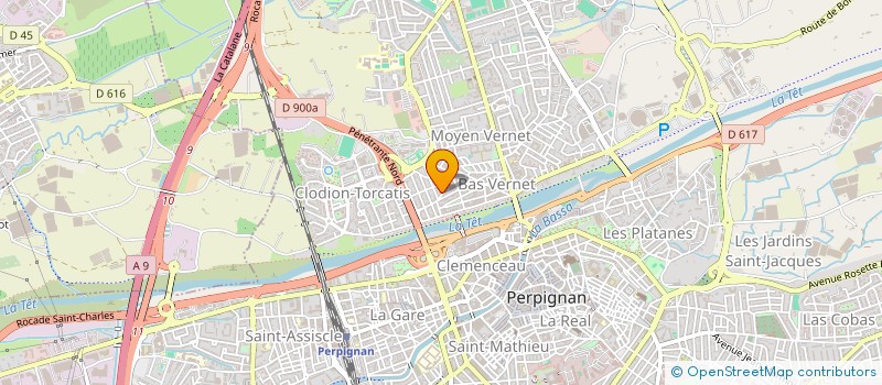 localisation de l'entreprise RUISTEF  PERPIGNAN