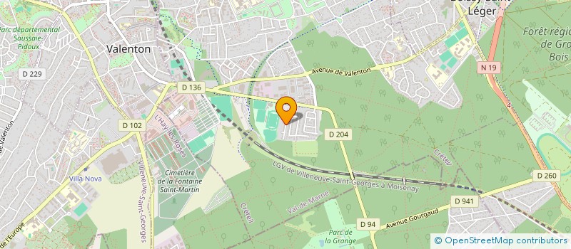 localisation de l'entreprise RUIZ à LIMEIL-BREVANNES