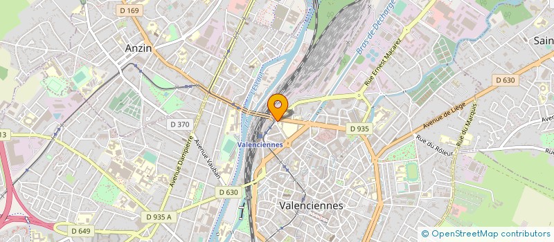 localisation de l'entreprise RUIZ DECO RENO à VALENCIENNES