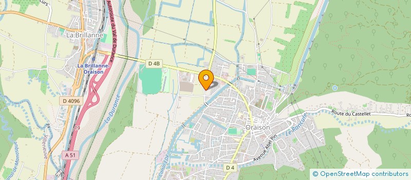 localisation de l'entreprise RUIZ FILS  ORAISON