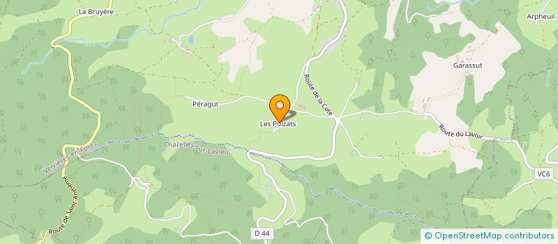 localisation de l'entreprise RUIZ FRERES  VERRIERES-EN-FOREZ