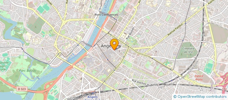 localisation de l'entreprise RUIZ SUR MESURE PARIS à ANGERS