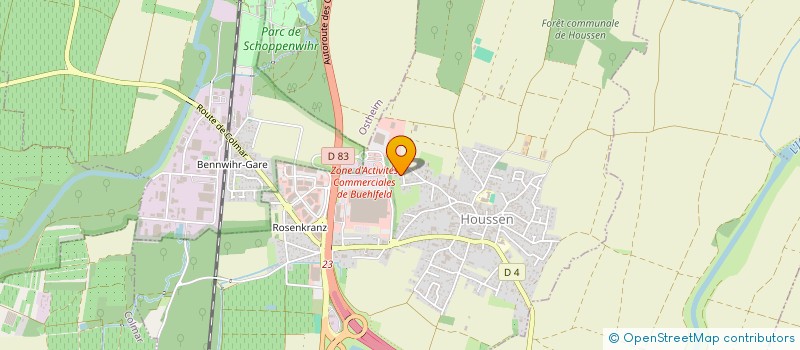 localisation de l'entreprise RUJ EXPANSION  HOUSSEN