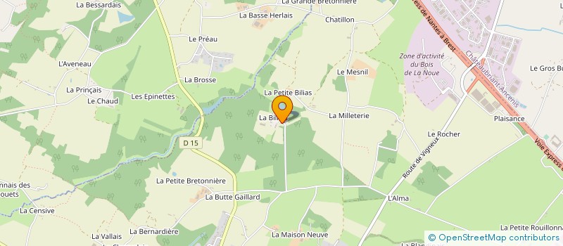 localisation de l'entreprise RUKA BOIS  VIGNEUX DE BRETAGNE