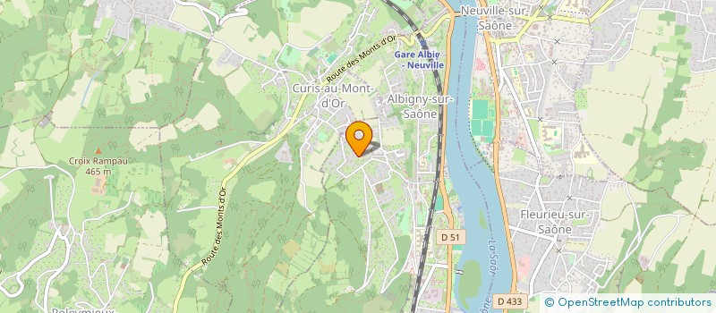 localisation de l'entreprise RUKINTI  ALBIGNY-SUR-SAONE