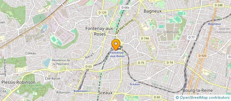 localisation de l'entreprise RUL ASDO à FONTENAY-AUX-ROSES