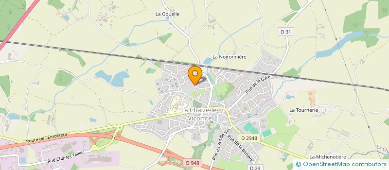 localisation de l'entreprise RUL'O  LA CHAIZE-LE-VICOMTE