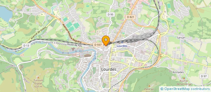 localisation de l'entreprise RULAND-COURTADE  POUEYFERRE