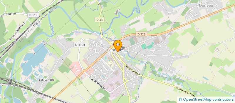 localisation de l'entreprise RULENCE  CONNERRE