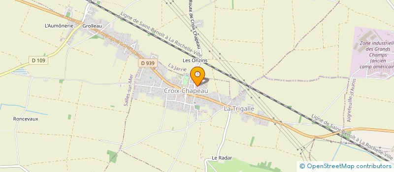 localisation de l'entreprise RULLAND  CROIX-CHAPEAU