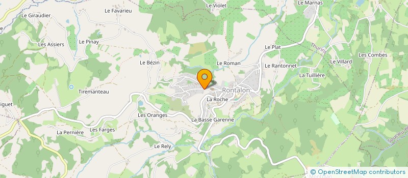 localisation de l'entreprise RULLIAT DE PERE EN FILS  RONTALON