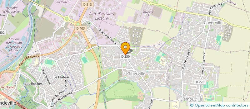 localisation de l'entreprise RULLIER à GIBERVILLE