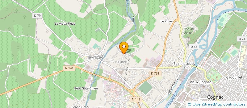 localisation de l'entreprise RULLIER AGRI-TECHNIC à CHATEAUBERNARD