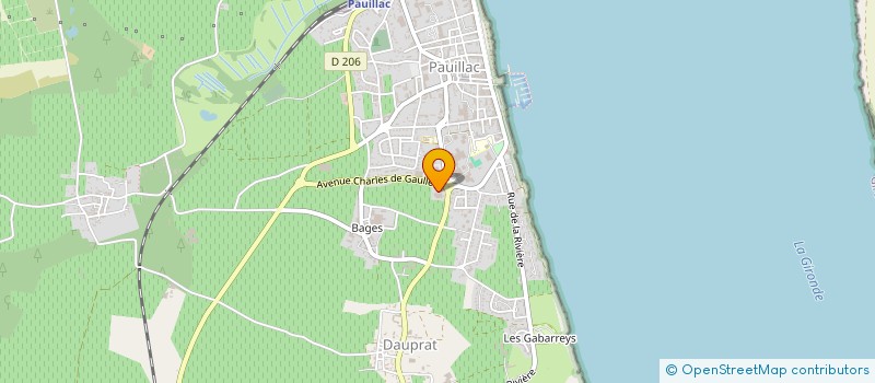 localisation de l'entreprise RULLIER MEDOC à PAUILLAC