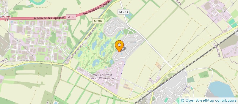 localisation de l'entreprise RULLIERE CROIX-ROUSSE  LA WANTZENAU