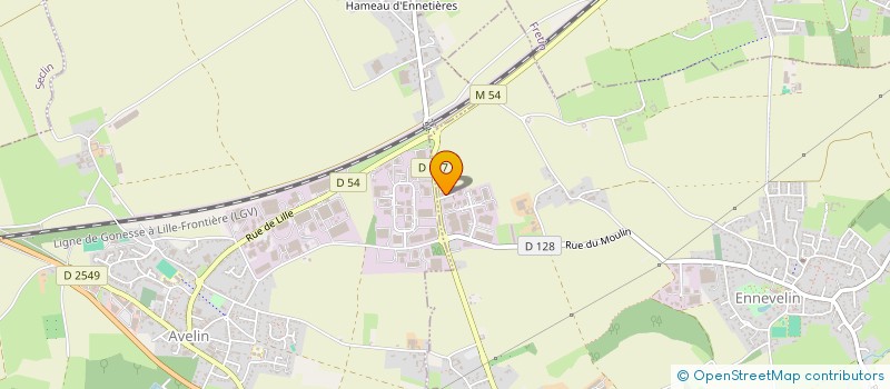 localisation de l'entreprise RULMECA FRANCE à ENNEVELIN