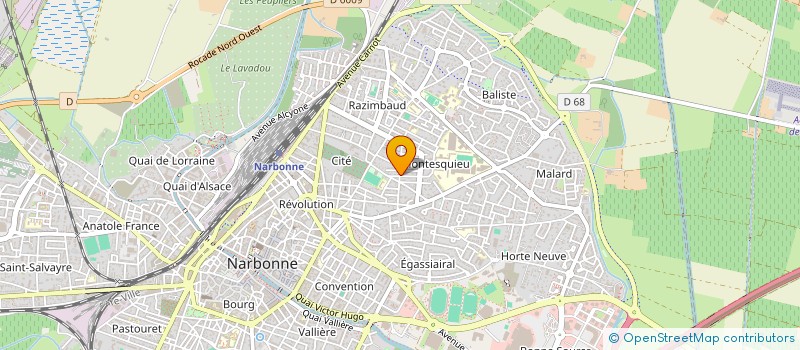 localisation de l'entreprise RULO  NARBONNE